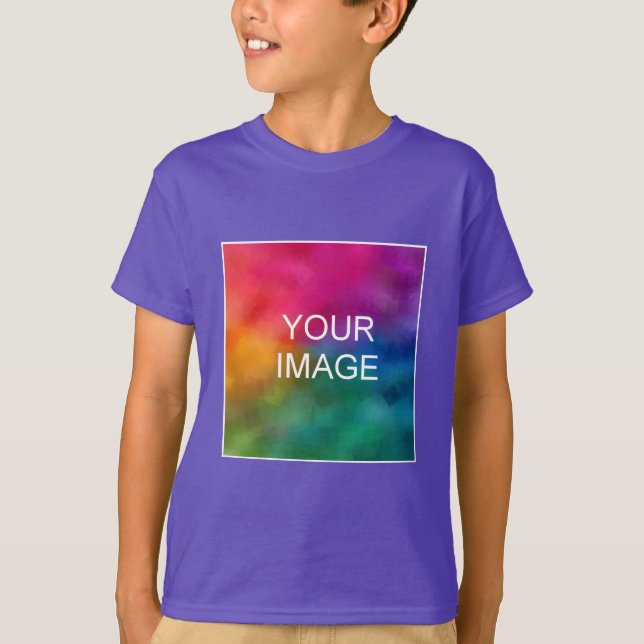 Boys Kids Teeschirts Vorlage Bildtext hinzufügen T-Shirt (Vorderseite)