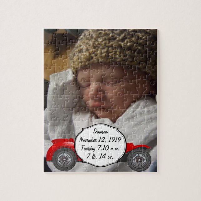 Boys Kinderzimmer Classic Car Geschenke Sweet Red  (Vertikal)