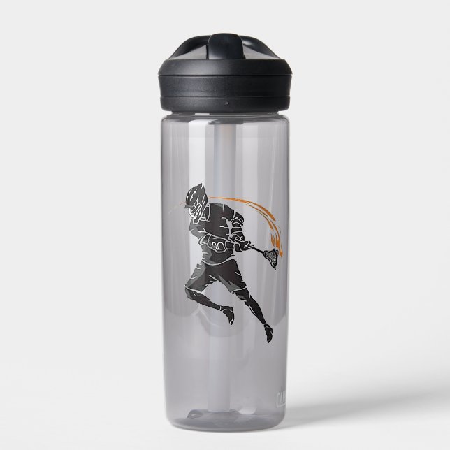 Boys Lacrosse Wasser Flasche (Vorderseite)