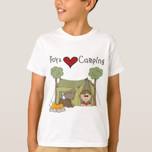 Boys Liebe Camping T-Shirt