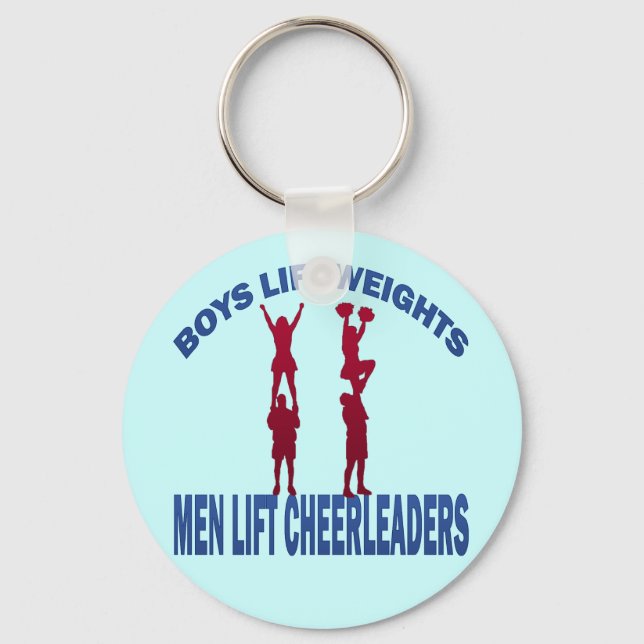 BOYS LIFT GEWICHTE MÄNNER LIFT CHEERLEADERS SCHLÜSSELANHÄNGER (Vorderseite)