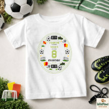Boys Modern Sports Soccer Kids 8th Birthday Party