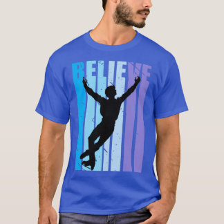 Boys Motivierend Ice Skaten Abbildung Skater Dance T-Shirt