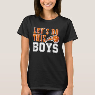 Boys niedlich Basketball Mama für Frauen T-Shirt