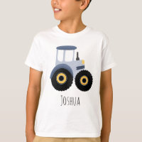 Boys Niedlich Blue Farm Traktor Cartoon Kinder