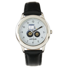 Boys Niedlich Blue Farm Traktor Kinder beobachten Armbanduhr