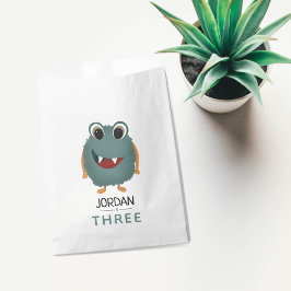 Boys Niedlich Blue Monster Kindergeburtstag Party Geschenktütchen