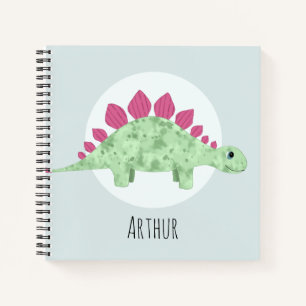 Boys Niedlich Blue Stegosaurus Dinosaurier Kinder Notizbuch