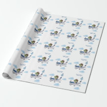 Boys Niedlich Blue Travel Airplane Kinder 1. Gebur
