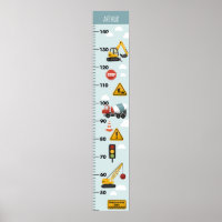Boys Niedlich Construction Transport Growth Chart