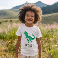 Boys Niedlich Green Dinosaur T-Rex Kinder