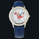 Boys Niedlich Red Welsh Dragon Cartoon & Name Kind Armbanduhr<br><div class="desc">Diese niedliche,  blaue Kinderuhr besticht durch einen reizvollen walisischen Drachen-Cartoon und bietet Platz,  um Ihren Jungs den Namen hinzuzufügen. Mit klaren,  leicht lesbaren Zahlen ist diese "erste" Uhr ideal für Kinder oder Kleinkinder,  die gerade erst mit dem Lernen beginnen. Das perfekte Wales-Design für Ihre Kleinen!</div>