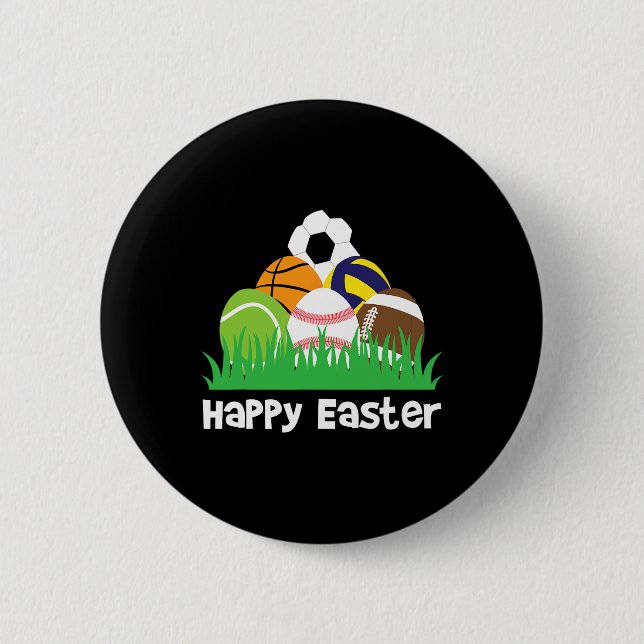 Boys Oster - Spring Sports Lover Button (Vorderseite)