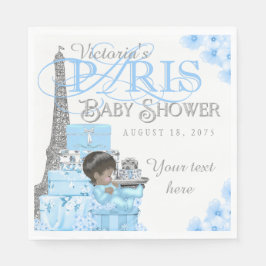 Boys Paris Baby Dusche Napkins Serviette