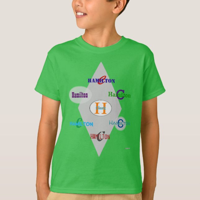 Boy's Personalized T-Shirt HAMbyWG (Vorderseite)