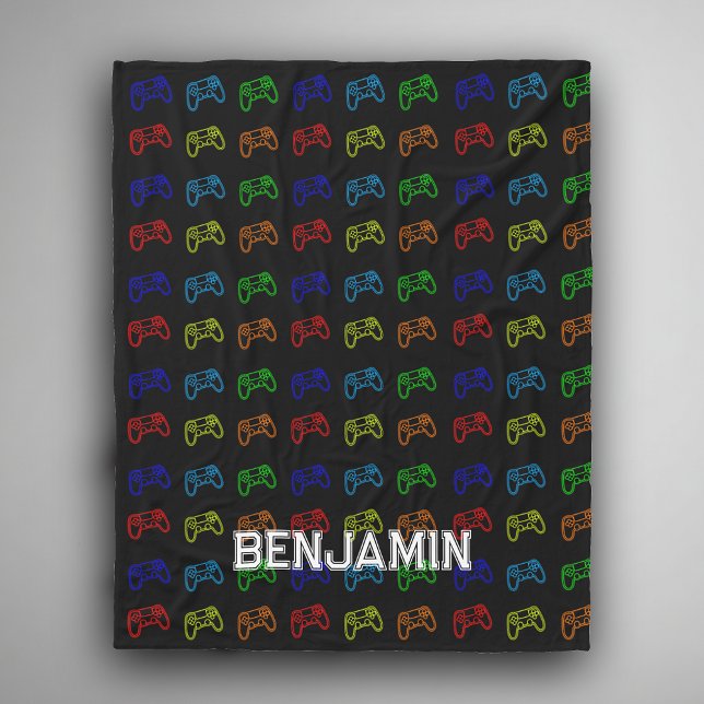 Boys Playstation Personalised Fleece Blanket  (Von Creator hochgeladen)