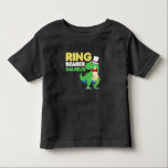 Boys Ring Bearer Dinosaur Rex Wedding Party Kleinkind T-shirt<br><div class="desc">Boys Ring Bear T - Shirt Dinosaur Rex Wedding Party Geschenk,  Niedlich Grafische Dinosaurier Ring Bearersaurus Geschenk für Kinder,  Jungen,  Männer,  Jugendliche,  Kleinkind,  Kind,  Kinder,  Nephew,  Cousin,  Großkind,  Geschenk für die Ehe oder jede Ehe oder Urlaub</div>