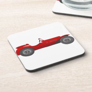 Boys Room Classic Car Geschenke Sweet Red Retro Ca Getränkeuntersetzer
