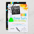 Boys Science Labrador Scientist Party Geburtstag Einladung