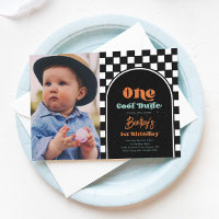 Boy's Skateboard Anniversaire Invitation