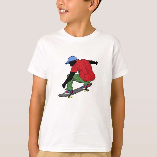 Boys Skateboard Shirt (Vorderseite)