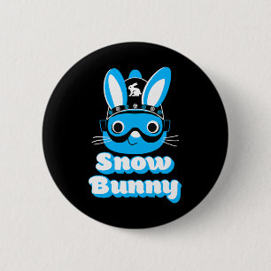 Boys Snow Bunny Ski Snowboarden Anfänger Männer Button
