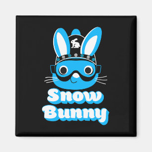 Boys Snow Bunny Ski Snowboarden Anfänger Männer Magnet