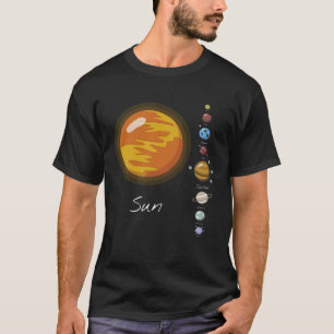 Boys Solar System Planet Weltraumastronauten T-Shirt