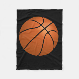 Boys spielen Basketball Orange Fleecedecke