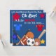 Boys Sports Baby Dusche Einladung HOCKEY (Vorderseite/Rückseite Beispiel)