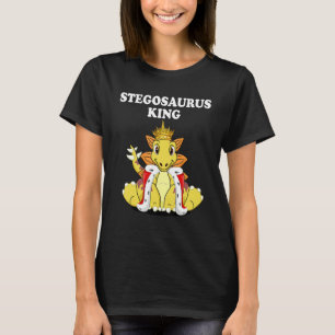 Boys Stegosaurus King Dinosaurier Mens Stegosaurus T-Shirt