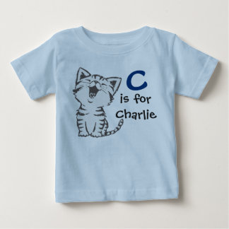 Boys T-Shirt C ist für Charlie mit einer niedliche
