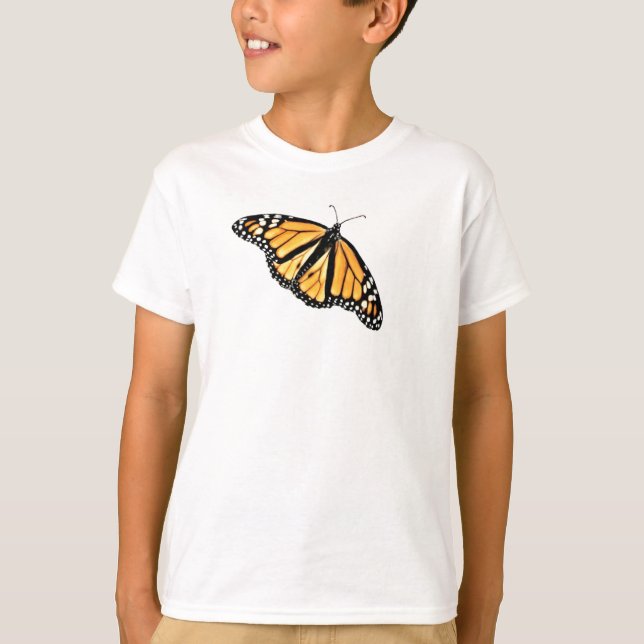 Boys T-Shirt Männlicher Monarch (Vorderseite)