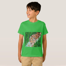 Boys T - Shirt Tiger