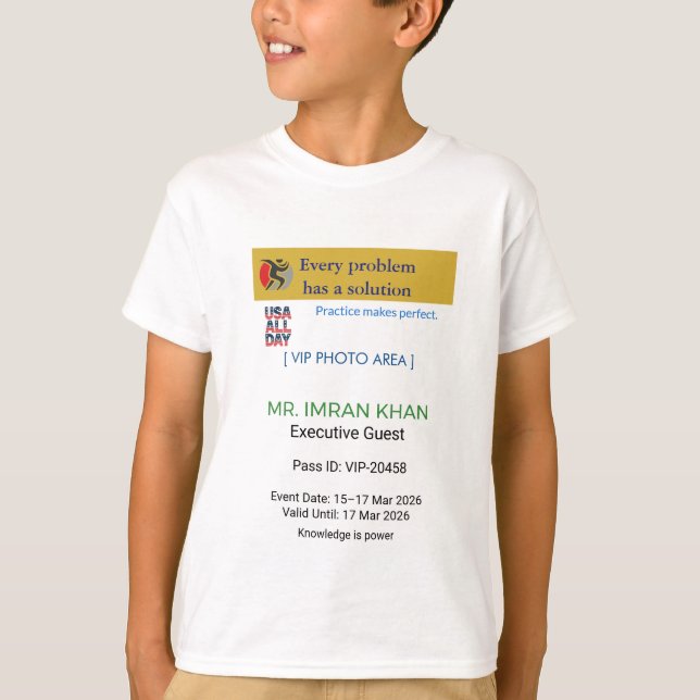 Boys T-Shirts | Birthday | Custom | Logo (Vorderseite)