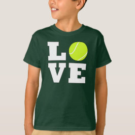 Boys Tennis LIEBE Sports Player T-Shirt