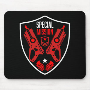 Boys Toy Dart Gun Battle Mousepad