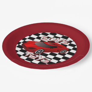 Boys Toys Red Sports Car Paper Teller