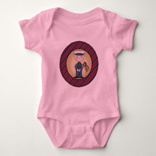 Boys US Marine Baby Strampler