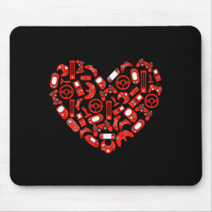 Boys Valentinstag Gaming Videospiel-Controller Mousepad