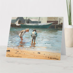 Boys Wading (1873) von Winslow Homer Karte