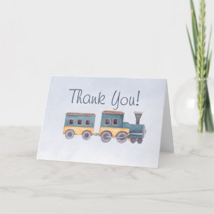 Boy's Wooden Toys Blue Danke Karte