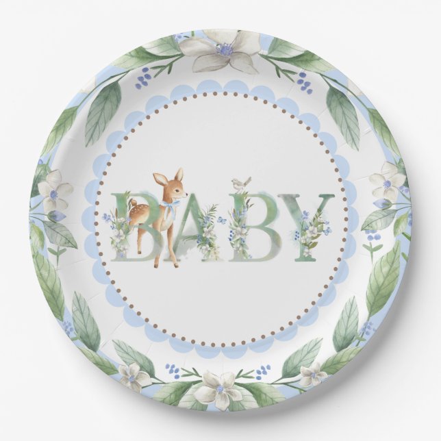 Boys Woodland Deer Baby Shooter Teller (Vorderseite)