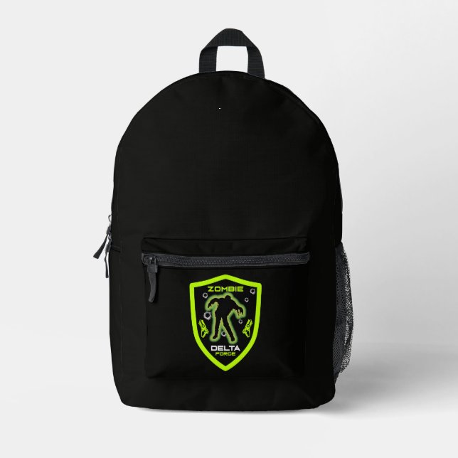 Boys Zombie Bedruckter Rucksack (Vorderseite)