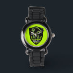 Boys Zombie Birthday Armbanduhr<br><div class="desc">Boys Zombie Birthday. ©Copyright HGIFY Stores Only. All Rights Reserved. See our cards. Never lose it again color.</div>