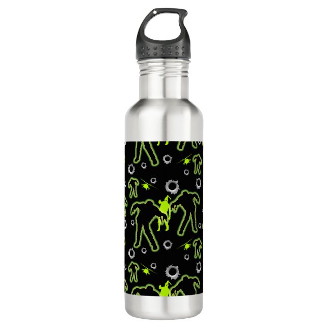 Boys Zombie School Edelstahlflasche (Vorderseite)