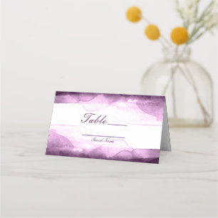 Boysenberry Lila Watercolor Tischnummer Sitzplätze Platzkarte