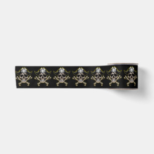 BoysPirate Party Skull Bones Satinband