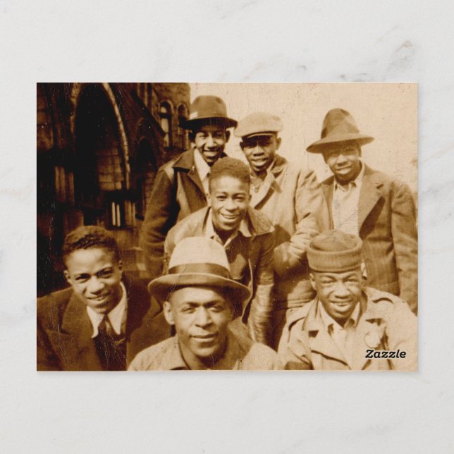 Boyz der 1930er Jahre von der Haube RPPC Postkarte (Rückseite)