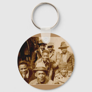 Boyz der 1930er Jahre von der Haube RPPC Schlüsselanhänger